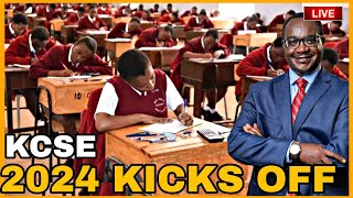 kcse 2024  kicks off with english paper 1 kcse 2024 predictions  kcse 2024 time table  kcse news [upl. by Shuping696]