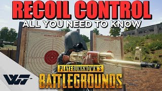 GUIDE How to CONTROL YOUR RECOIL in PUBG Mouse Camera [upl. by Hetty]