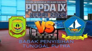 POOL F  HONESTO TPI VS DZAKI BTN  POPDA IX KEPRI 2024 [upl. by Orelle]