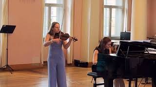 Camille SaintSaëns Danse macabre op 40 GinaSophie Gaebelein Viol 15y Diana Szöke [upl. by Nylimaj]