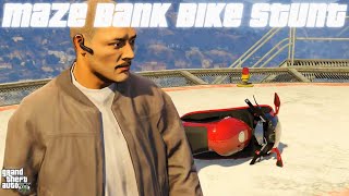 Maze Bank Bike Stunt [upl. by Atinram]