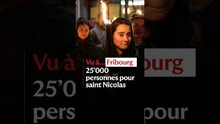 Vu à Fribourg 25000 personnes ont assisté au cortège de la SaintNicolas [upl. by Sup487]