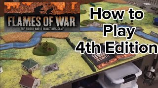 How to play Flames of War 4th Edition FOW [upl. by Glass22]