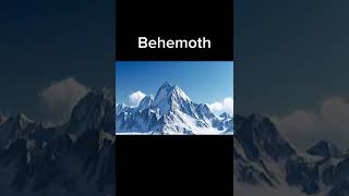 Behemoth😰 short Behemoth bible scpfundation trevorhenderson [upl. by Iroak]