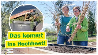 HOCHBEET BEFÜLLEN In wenigen Schritten ein Hochbeet anlegen 👩‍🌾 [upl. by Corbett552]