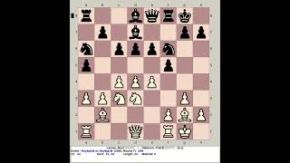 Larsen Bent vs Olafsson Fridrik  Reykjavik Chess Match 1955 Iceland R7 [upl. by Elocim]