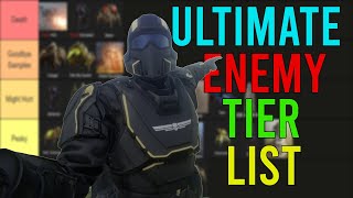 Helldivers 2 Ultimate Enemy Tier List After 100 Hours [upl. by Flanna]