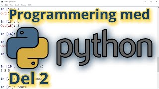 Python 2  Lage script strings og lister [upl. by Ayekam]