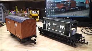 Bachmann Large Scale Spiteful Brakevan 98021 and Great Western Van 98018 Review [upl. by Jehoash]