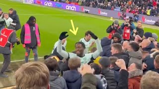 Axel Disasi jumped towards fans during Chelseas Goal Celebration vs Crystal palace [upl. by Fifi]