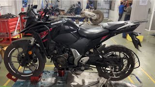 Suzuki VStrom 250 SERVICE  6th Service Cost amp Details  Akash Verma [upl. by Mclain]