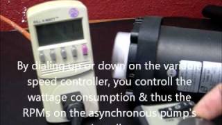 Asynchronous Pump and Variable Speed Control by Water Arts Consulting [upl. by Gnaw]