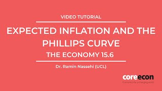 Video tutorial Expected inflation and the Phillips curve [upl. by Eanaj]