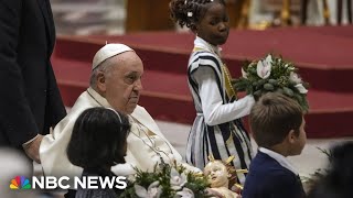 Watch full Christmas Eve Midnight Mass from the Vatican [upl. by Yrotciv]