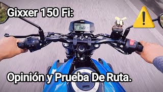 Suzuki Gixxer 150 Fi 🔥 Reseña y Prueba de Manejo NickRider [upl. by Osman151]