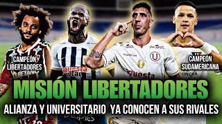 PUDO SER PEOR  ALIANZA LIMA Y UNIVERSITARIO RECIBIRÁN AL CAMPEÓN DE LIBERTADORES Y DE SUDAMERICANA [upl. by Jone]