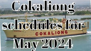 updated Cokaliong shipping lines schedule [upl. by Reger]