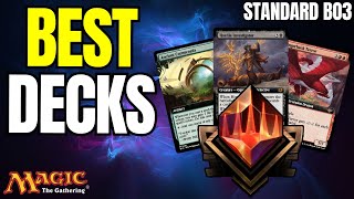 Top 7 Mythic Rank MTG Standard Decks  MTG Arena Metagame Guide mtg [upl. by Ahsenav]