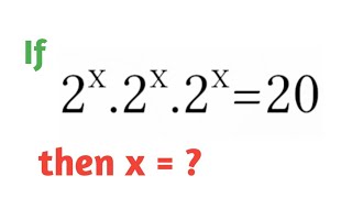 Exponential Eqn  Olympiad Maths  Prof B Dash Sir mathematicswithme1396 [upl. by Drusie]