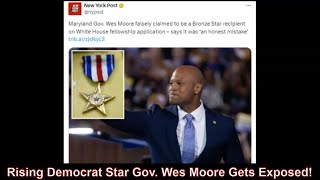 Rising Democrat Star Gov Wes Moore Gets Exposed [upl. by Erde]