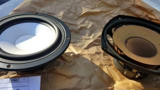 97 BMW 740il rear deck replacement speakers [upl. by Aneehsat70]