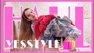 MEGA HAUL YESSTYLE Haine și cosmetice coreene 🛍️ [upl. by Dosi875]