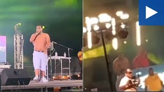 video Fatman Scoop performs before collapsing on stage [upl. by Ailak989]