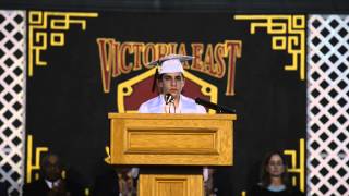 Shahed Nielsen  Valedictorian Speech Victoria East High School Class of 2014 [upl. by Sabella]