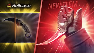 HELLCASE PROMO CODE 2024 HELLCASE CASE OPENING [upl. by Kusin388]