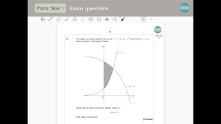 A Level maths November 2020 Paper 1 Question 15 AQA [upl. by Lib323]