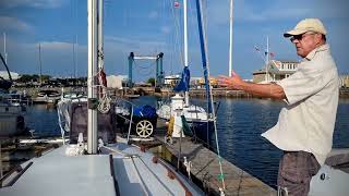 DeStepping the Mast on the Bayfield 25 [upl. by Sheffy787]