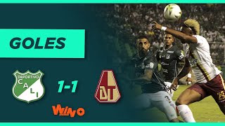 Cali vs Tolima 11 Liga BetPlay Dimayor  Final Ida 2021II [upl. by Etnaid900]