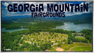 Georgia Mountain Fairgrounds 4K  Hiawassee GA DJI Mavic Pro Footage Stunning Aerial Views [upl. by Terrill297]