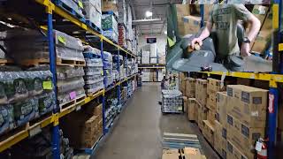 First person viewkinda of a reach truck operator at Restaurant Depot [upl. by Vidal]