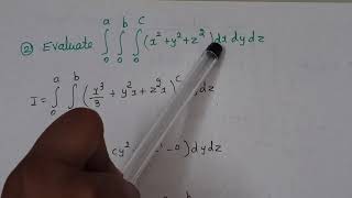 Triple integration  1  Constant limits  Multiple integration  Integral Calculus  Engg Maths [upl. by Nalyt339]