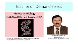 Phenol Chloroform technique for dna extraction [upl. by Tiny]