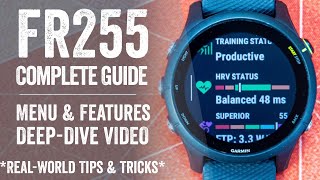Garmin Forerunner 255255S The Complete Tutorial HowToUser Interface Guide [upl. by Marinna]
