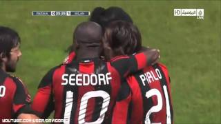 Parma VS Milan 01  great Goal Andrea Pirlo  Serie A 20102011 [upl. by Drake]