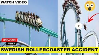 Grona lund Roller Coaster Accident in Sweden Caught on Camera [upl. by Ciaphus]