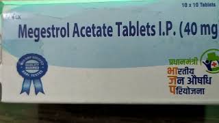 Tab Megestrol acetate 40 mg [upl. by Levram683]