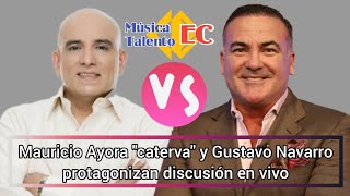 Fuerte cruc€ de palabras entre Caterva y Gustavo Navarro en vivo [upl. by Zaob]