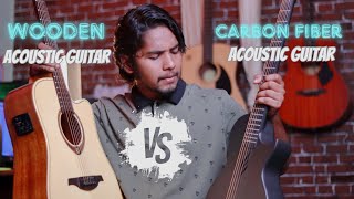 Wooden acoustic guitar vs carbon fiber acoustic guitar battle hindi [upl. by Tsugua]