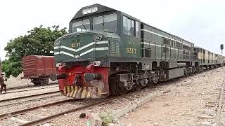 Trains arrival at Drigh Road Karachi [upl. by Salomone]