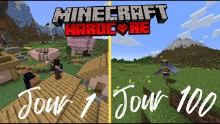 Jai survécu 100 Jours en Hardcore sur Minecraft 120 [upl. by Gerdy783]