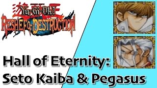 YuGiOh Reshef of Destruction  Hall of Eternity Seto Kaiba amp Pegasus [upl. by Simara]