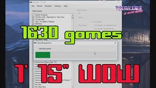 Testing hakchi2 214b speed uploading 1630 NES roms results 1 15quot WOW [upl. by Asek668]