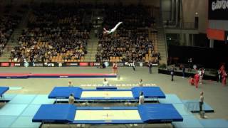 SWADLING Ty AUS  2015 Trampoline Worlds  Qualification TR Routine 1 [upl. by Christen]