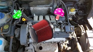 🇩🇪 🍄 VW Golf IV Pilzluftfilter  Laut sinnfrei schlecht Leistungsverlust oder gar zuwachs [upl. by Hagi]