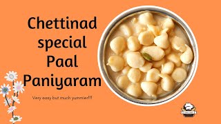 Chettinad special Paal Paniyaram recipe in Tamil with English Subtitles  Easy dessert recipes [upl. by Pincince27]