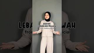 ABAYA LEBARAN MEWAH 😱🔥🥰 shorts youtubeshorts [upl. by Dnalro]